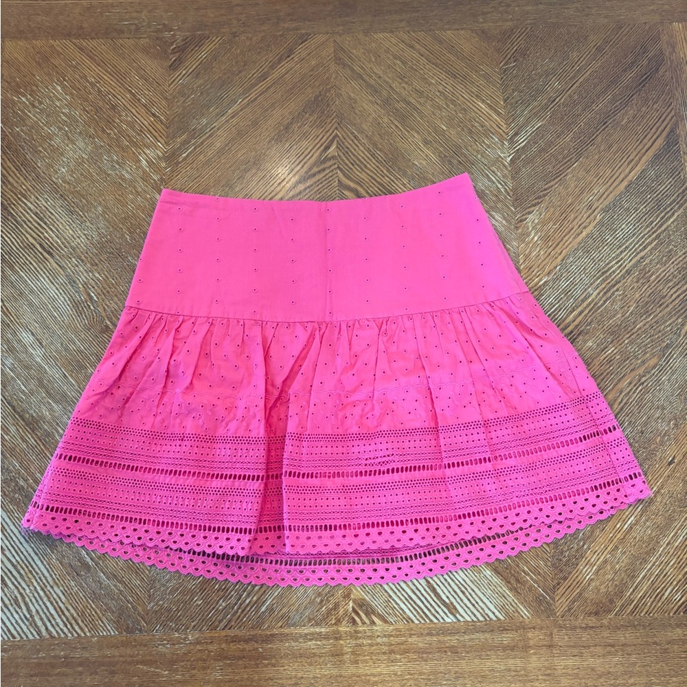 Lilly Pulitzer Pink Eyelet Women's Skirt